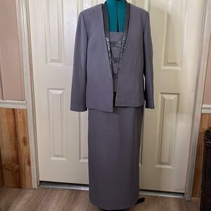 2 piece Mother of the Bride Gown Lawrence Dress by Stanley Sklar(202)